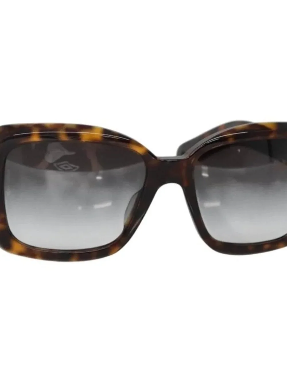 CHANEL Sunglasses Plastic Brown CC Auth sw1211